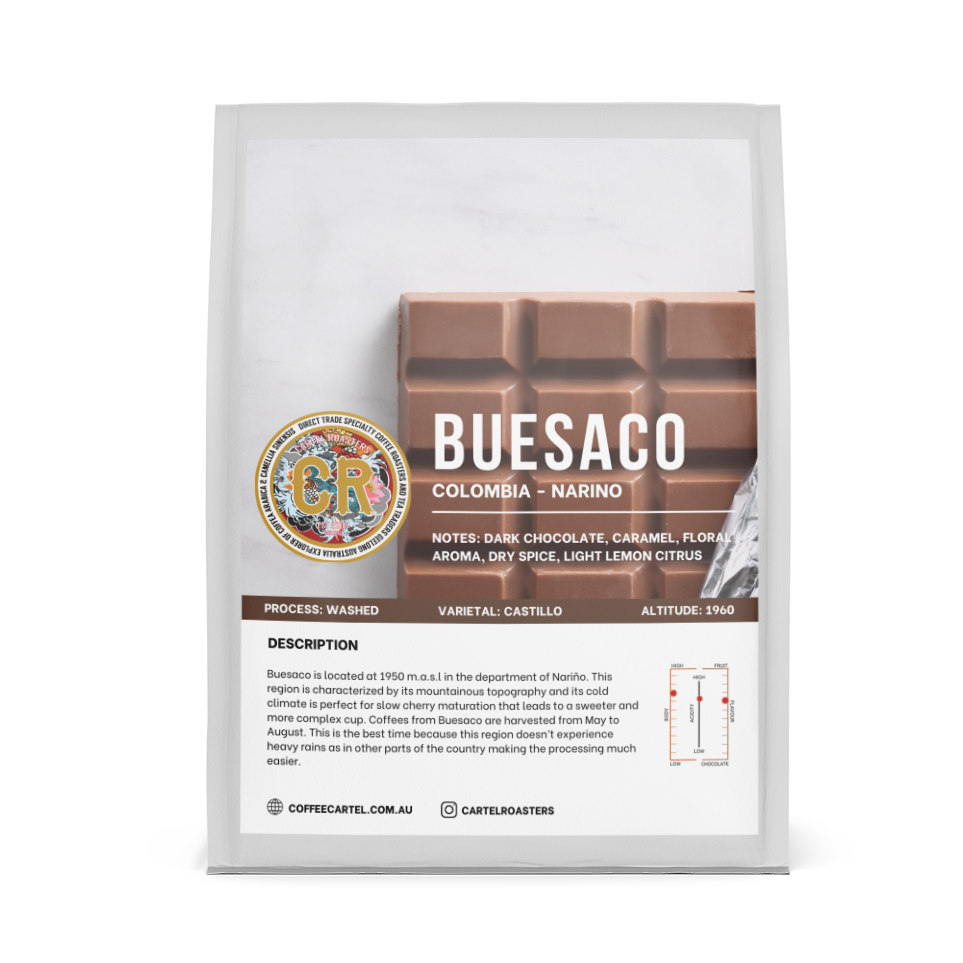 Colombia Buesaco Narino Espresso