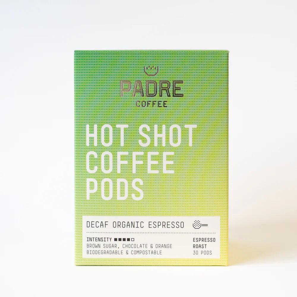 Decaf Organic Hot Shot Coffee Pods