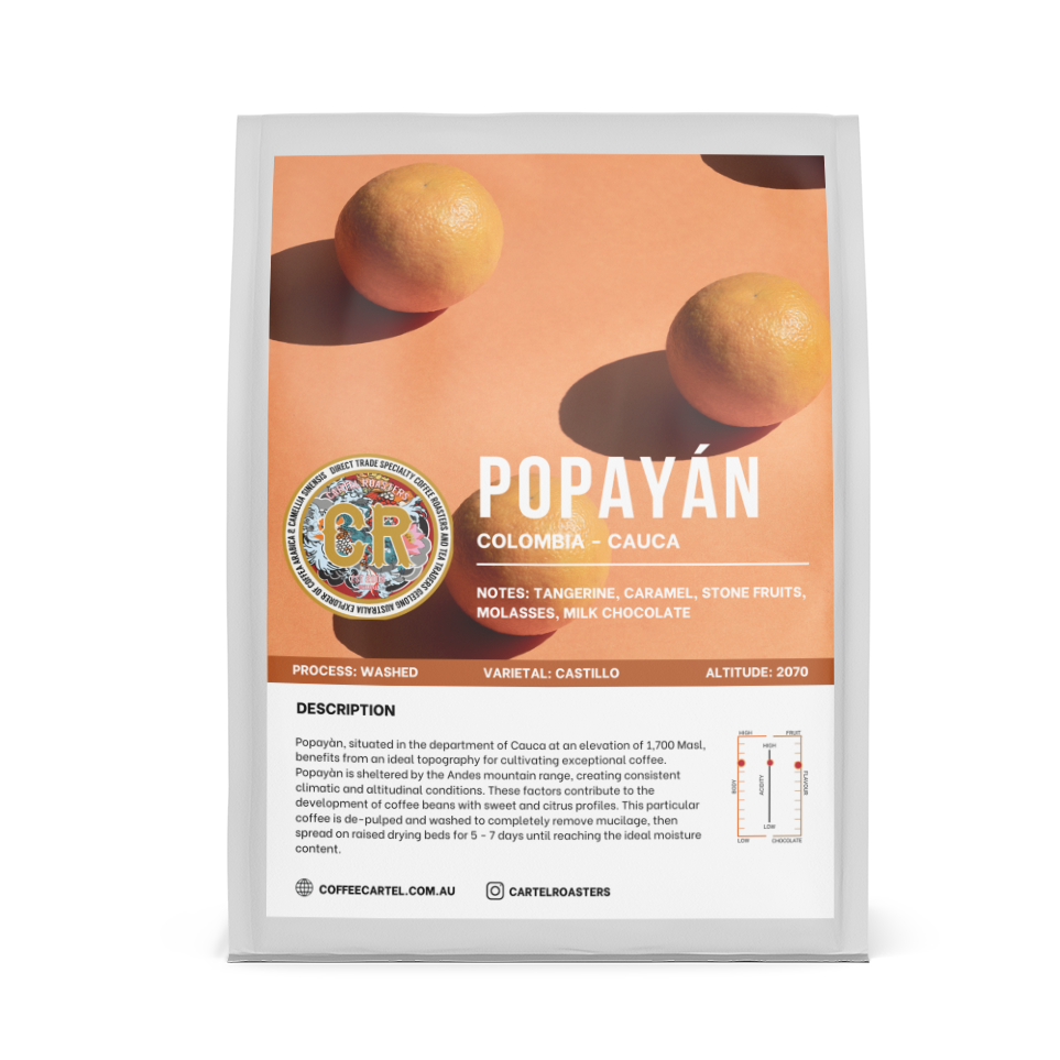 Colombia Popayan Cauca Espresso