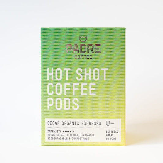 Hot Shot Coffee Decaf Organic Pods
